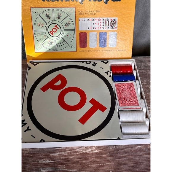 Whitman Rummy Royal Deluxe Edition Card Game Board Chips Ages 7 to Adult - Picture 5 of 9